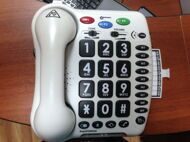 Telephone for visually impaired people